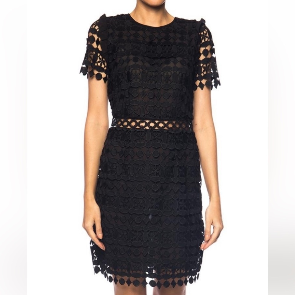 Michael Kors Black Appliqué Dress